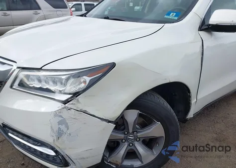 2014 Acura Mdx Technology Package from USA, damaged, VIN 5FRYD3H46EB020972